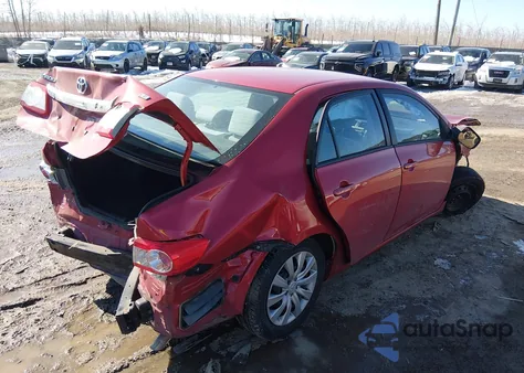 2012 Toyota Corolla Le z USA, uszkodzony, nr VIN 2T1BU4EE6CC851755